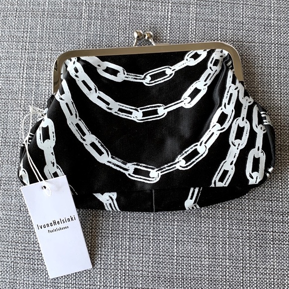 Ivana Helsinki Handbags - Screenprinted Ivana Helsinki clutch - New w/ tag